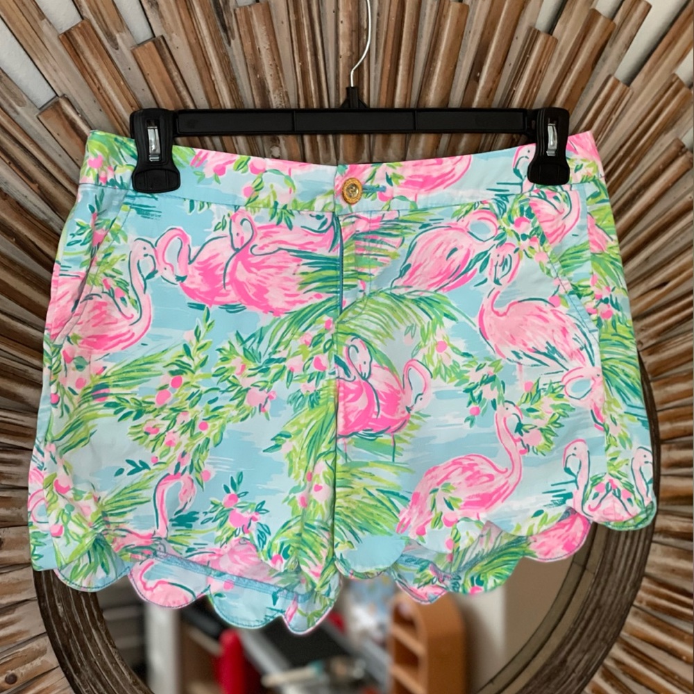 Lilly Pulitzer buttercup hem shorts